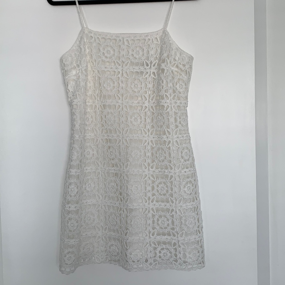 Brand New ZARA  MINI DRESS
Oyster White